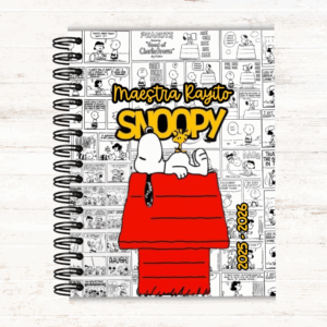 AGENDA SNOOPY PARA MAESTRAS